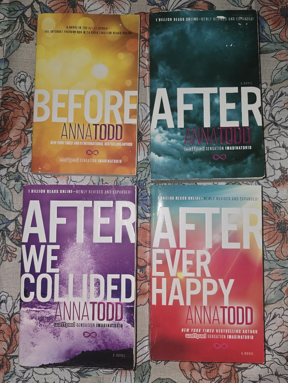 'After' Series Book Set - Colorful Paperback Collection